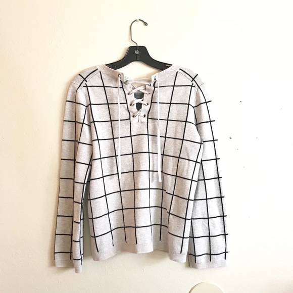 Madewell Laced-Back Pullover Sweater - Picture 3 of 6